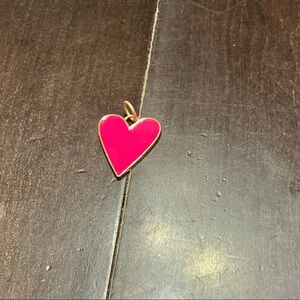 Heart-Shaped Pink Pendant by Love Poppy